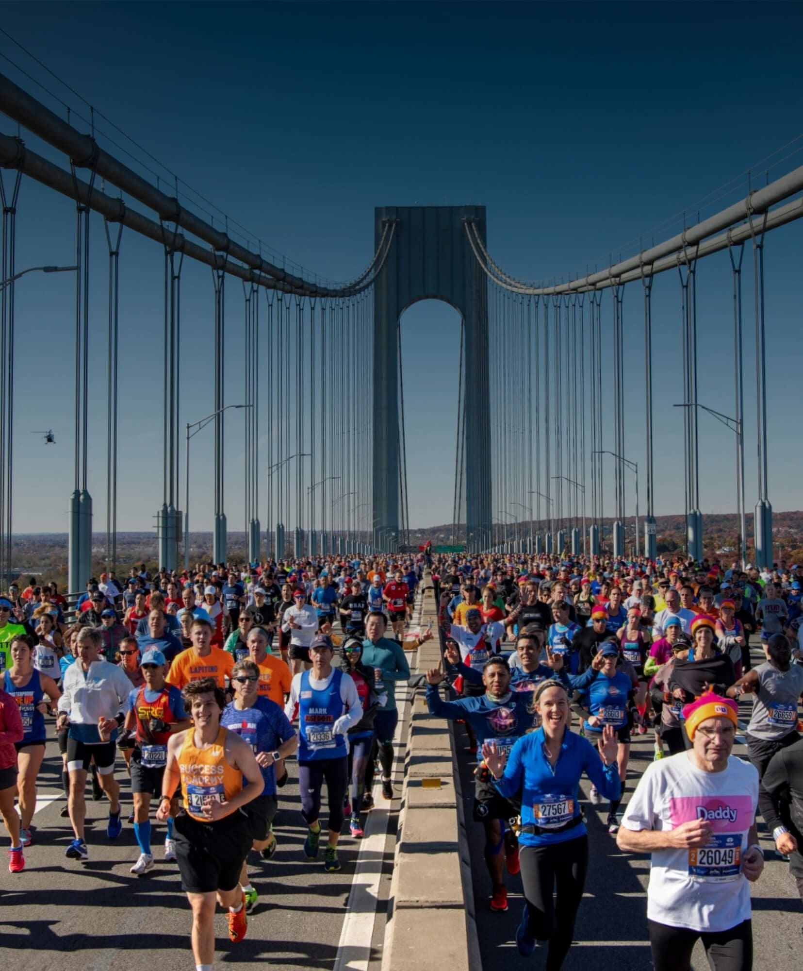 Feel the energy of the TCS New York City Marathon