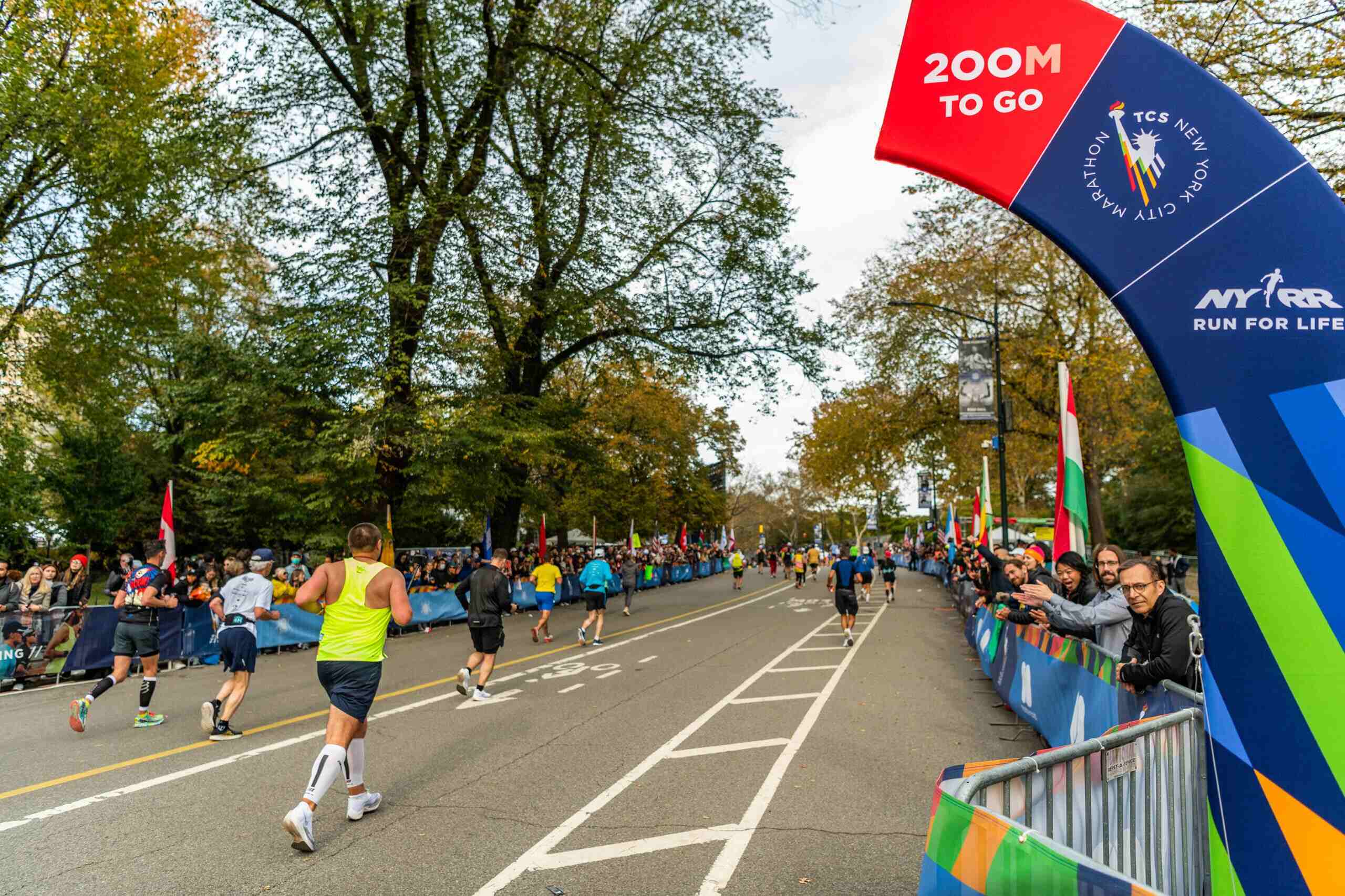 NEW YORK, NY – NOVEMBER 7: The 2021 TCS New York City Marathon is held on November 7, 2021. The course goes through all five boroughs of New York City, starting in Staten Island and ending in Central Park. This year marks the 50th running of the marathon. (Photo by Scott McDermott for NYRR)