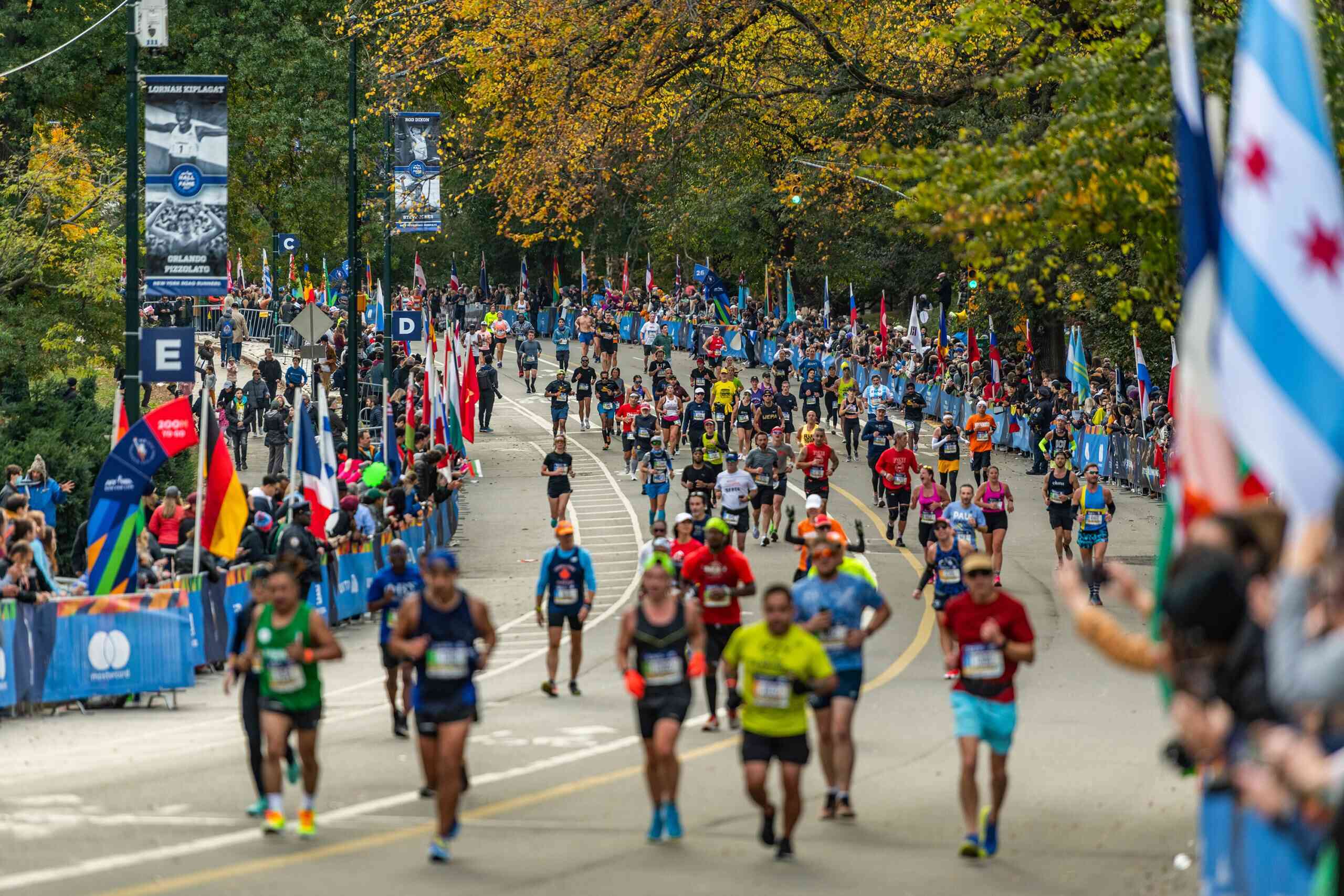 NEW YORK, NY – NOVEMBER 7: The 2021 TCS New York City Marathon is held on November 7, 2021. The course goes through all five boroughs of New York City, starting in Staten Island and ending in Central Park. This year marks the 50th running of the marathon. (Photo by Scott McDermott for NYRR)