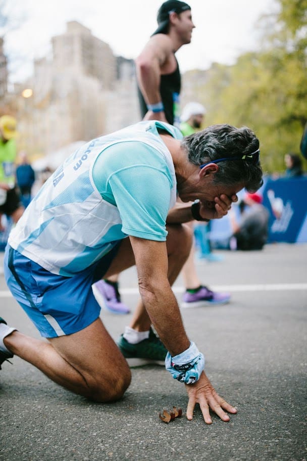 2016 TCS NYC Marathon Week: Race Day. Runners at the finish.